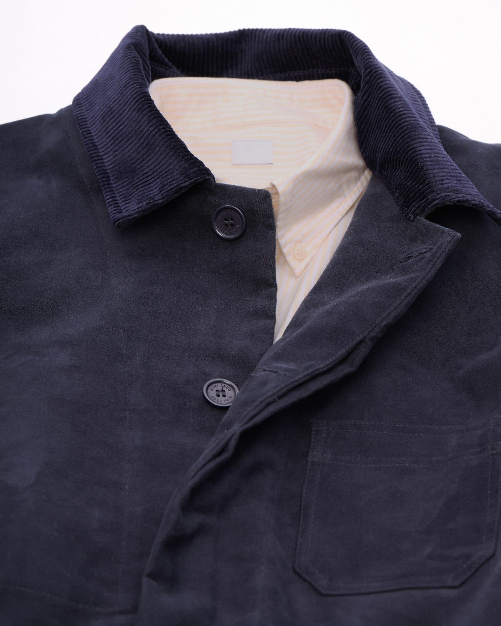 Mallard jacket, corduroy collar