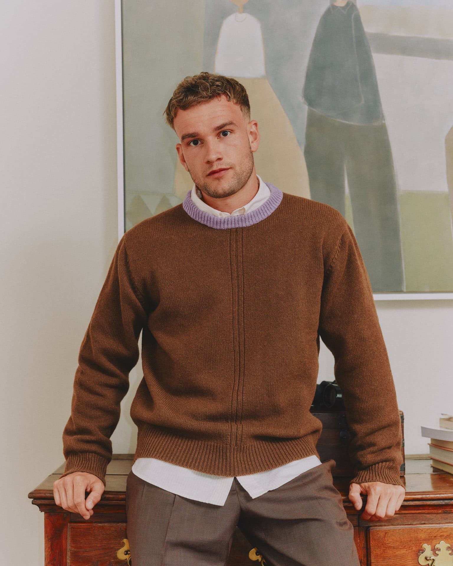 Phacelia knit worn
