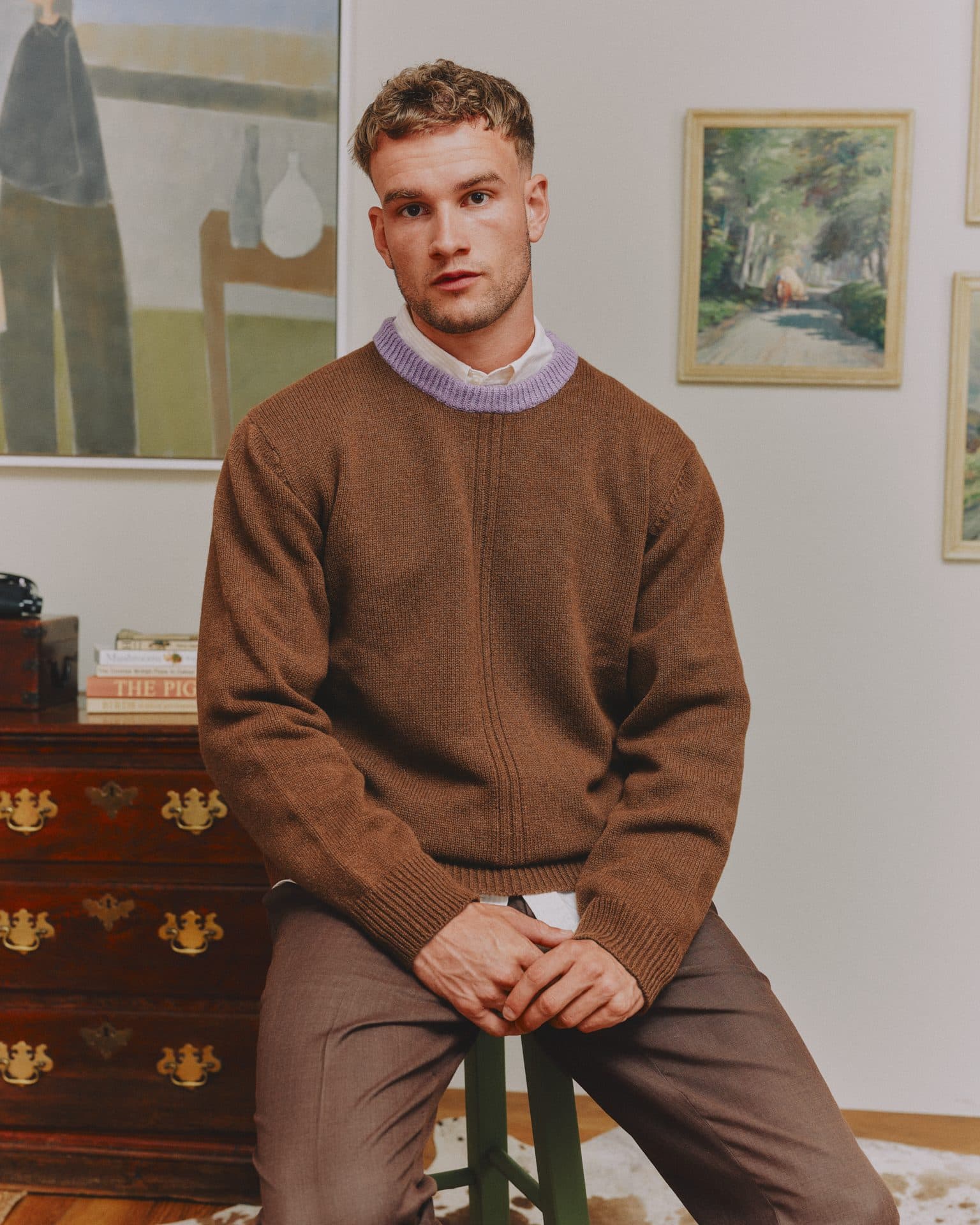 Phacelia knit worn